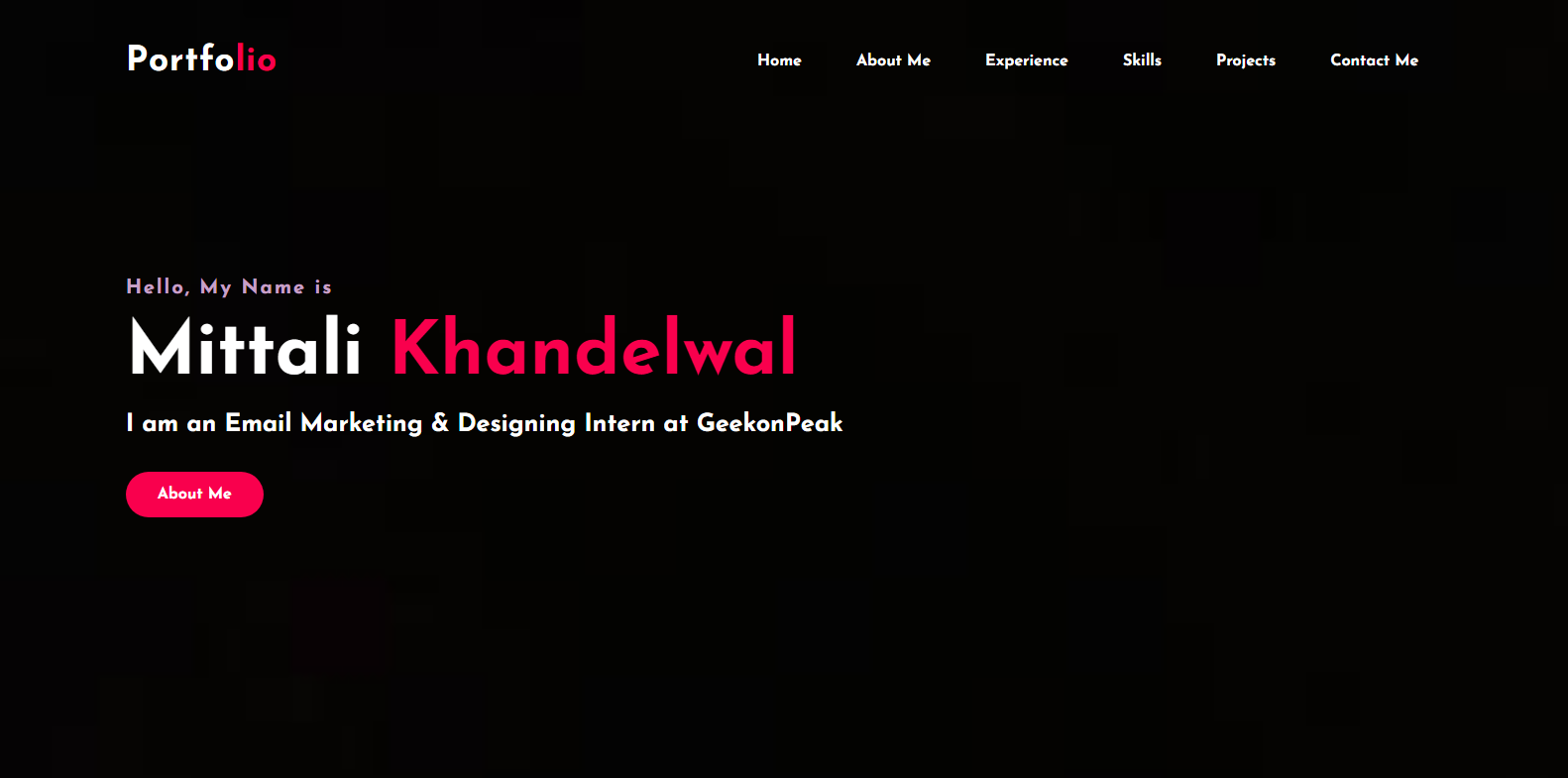 Portfolio Website-Old